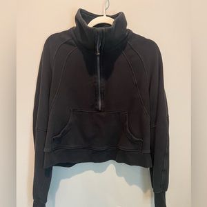 Lululemon half zip funnel neck scuba